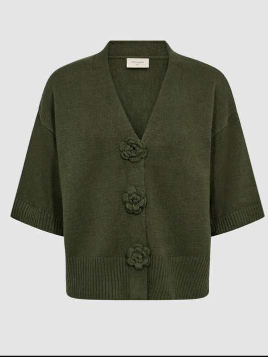 Freequent vest Alpi kombu green