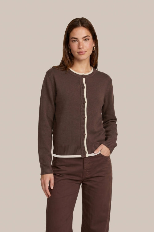 CS The Label vest Cathy mocha brown/sand