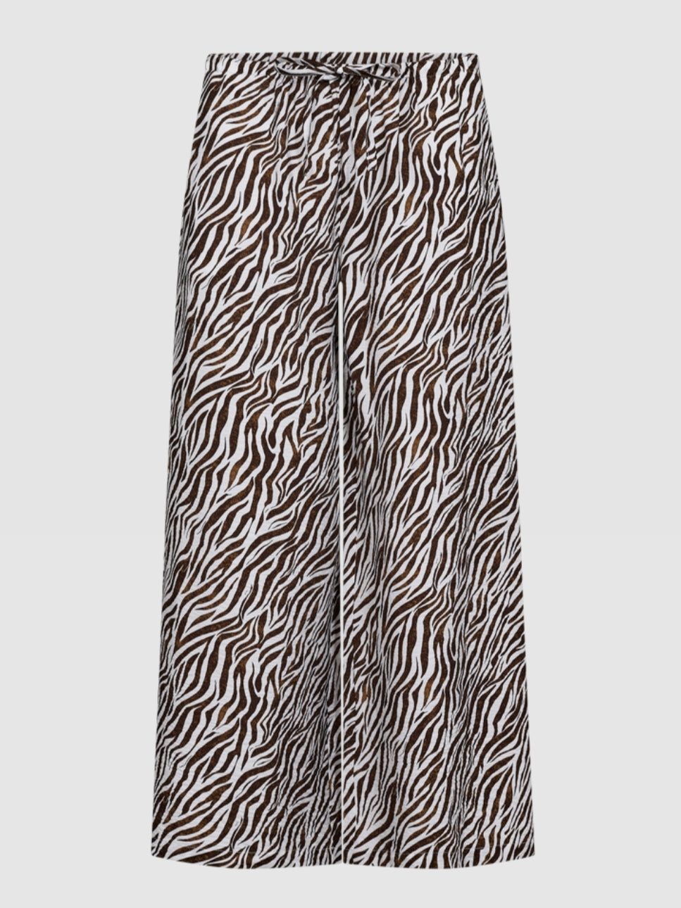 Freequent broek Mele brilliant white/coffee bean