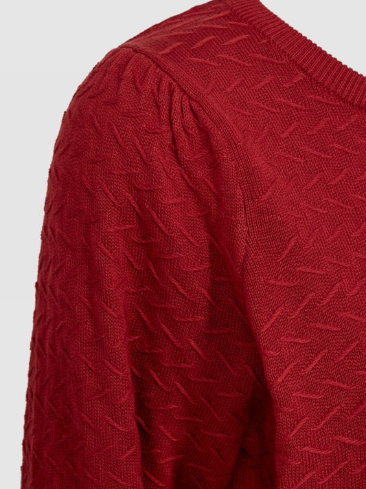 Freequent trui Dodo jacquard pattern chili pepper