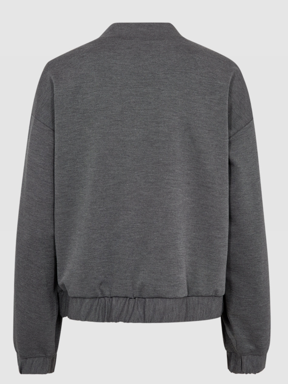 Freequent bomberjack Naya dark grey melange
