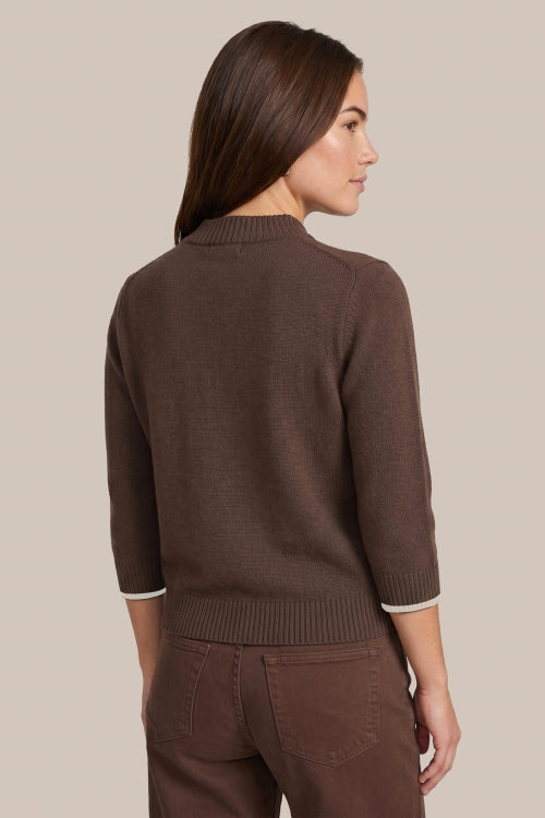 CS The Label trui Astrid mocha brown/sand