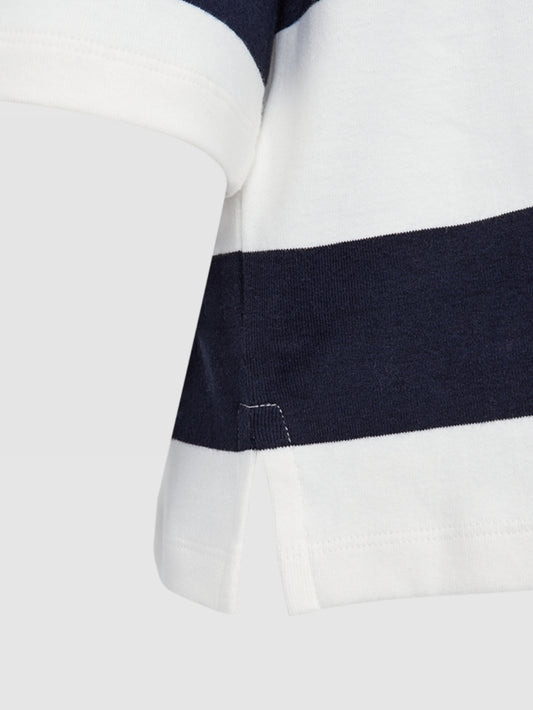 Freequent T-shirt Amila start offwhite/navy blazer