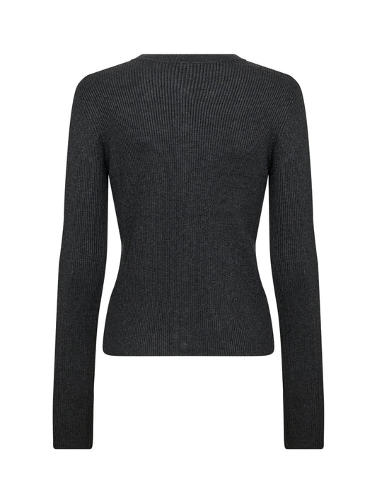 Soyaconcept vest Dollie 800 antraciet melange