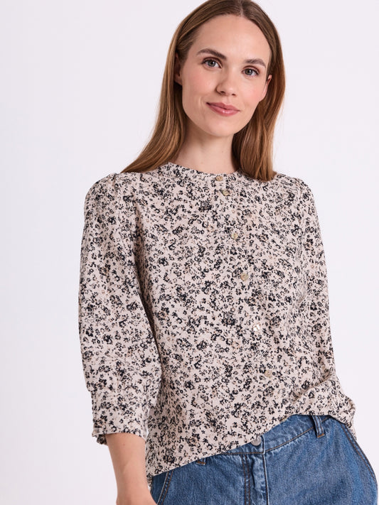 Freequent blouse Mollie moonbeam/black
