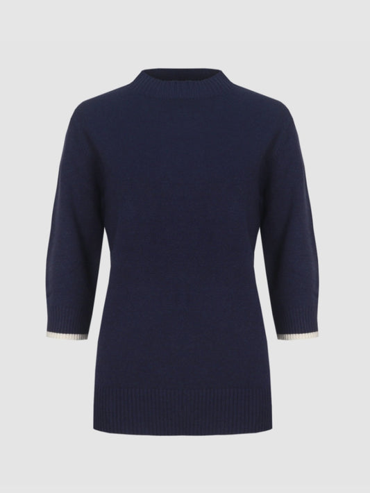 CS The Label trui Astrid eclipse/woolwhite