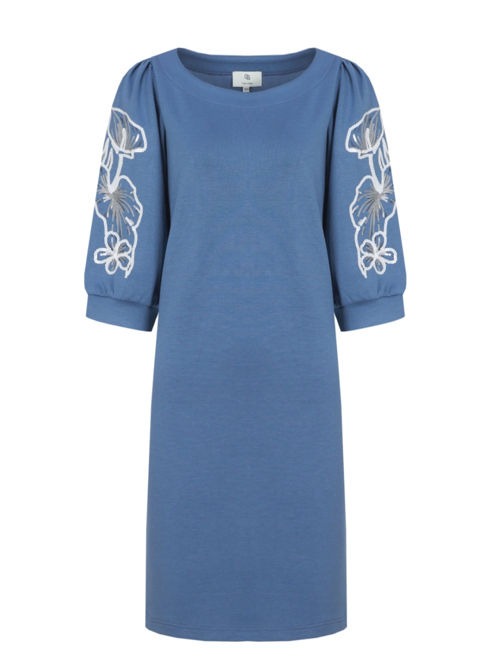 CS jurk Daudrey dusty blue