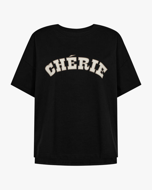 Freequent T-shirt Carol black/moonbeam