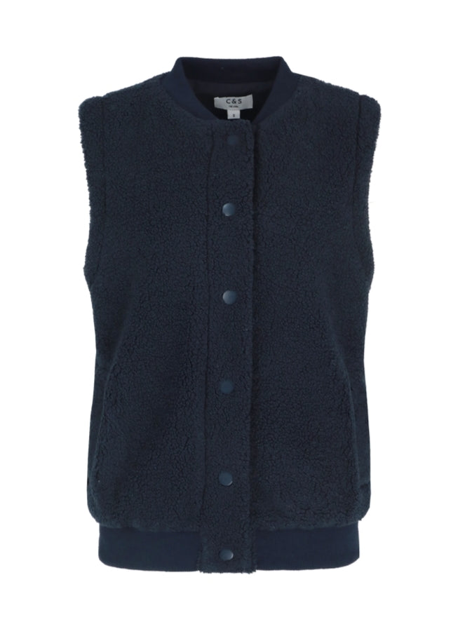 C&S gilet Giselle midnight blue