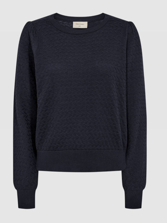 Freequent trui Dodo jacquard pattern salute