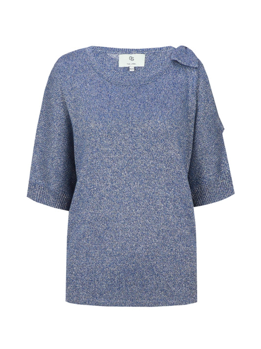 CS trui Amber dusty blue/silver