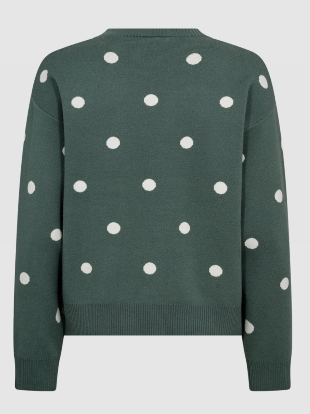 Freequent trui Flow dark forest/offwhite