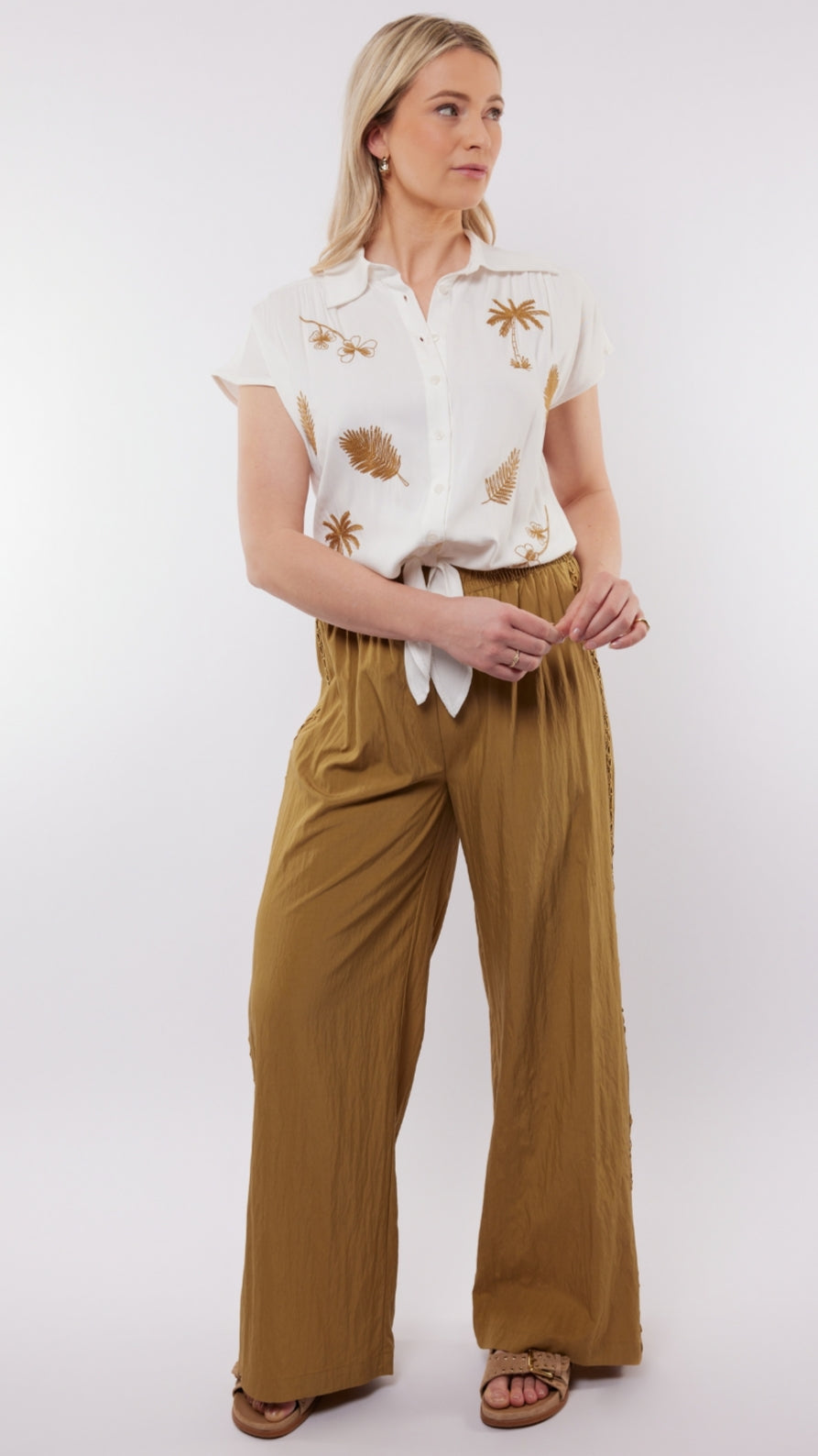 C&S blouse Portofino offwhite