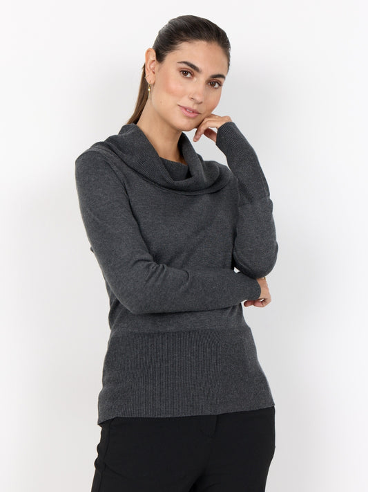 Soyaconcept trui Dollie 305 antraciet melange
