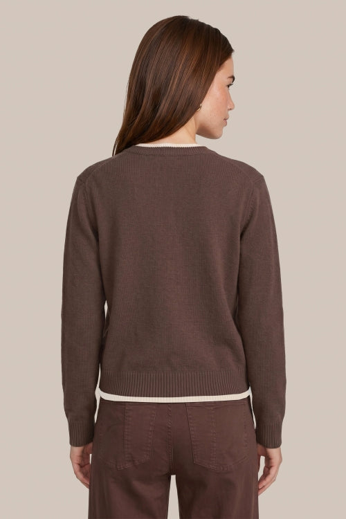 CS The Label vest Cathy mocha brown/sand